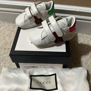 Gucci Baby Ace leather sneaker shoes size 17